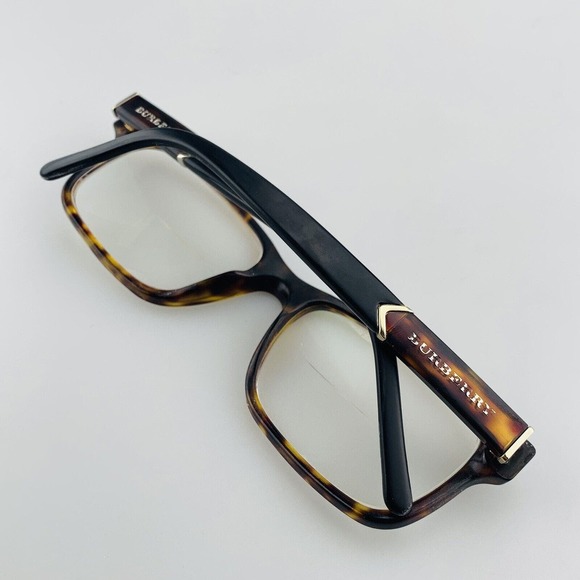 Burberry Eyeglasses Frame Only Tortoise Brown mod. B2150 3002 Italy Rectangle - Picture 6 of 10